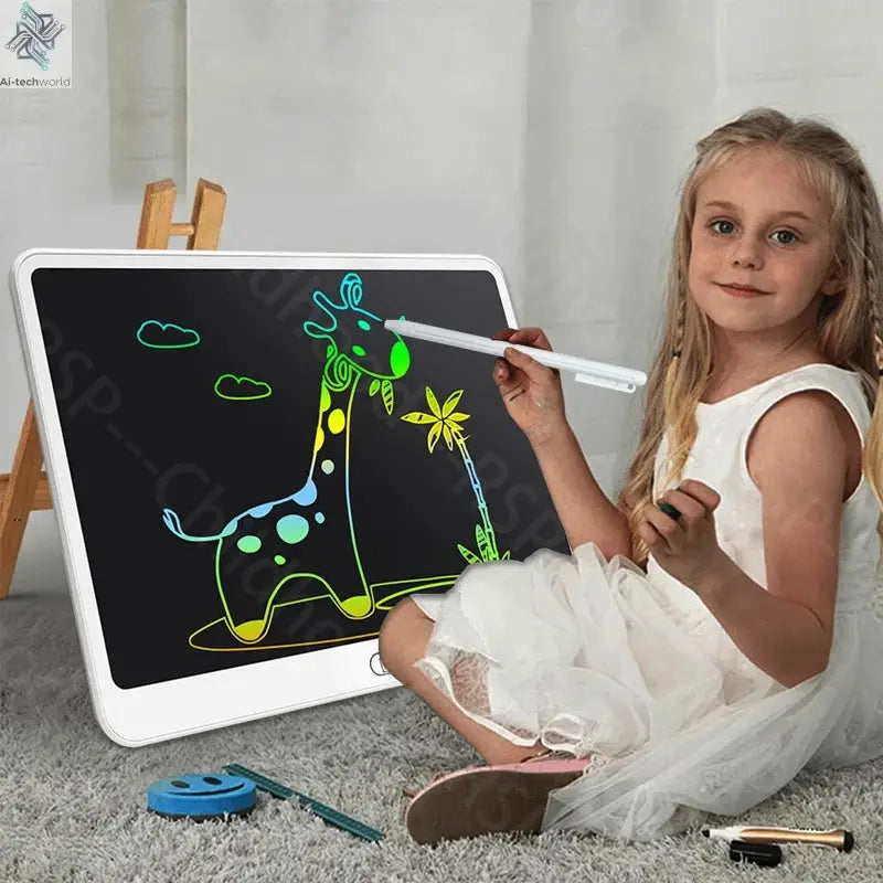 16/13/11 Inch LCD Writing Board Drawing tablet Kids Writing Painting Children Educational Toys for 3 4 5 6 7 8 Years Girls Boys Ai-TechWorld 