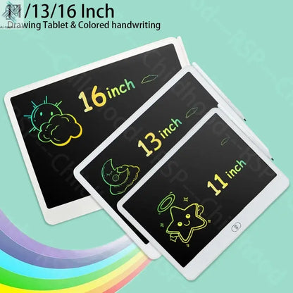 16/13/11 Inch LCD Writing Board Drawing tablet Kids Writing Painting Children Educational Toys for 3 4 5 6 7 8 Years Girls Boys Ai-TechWorld 