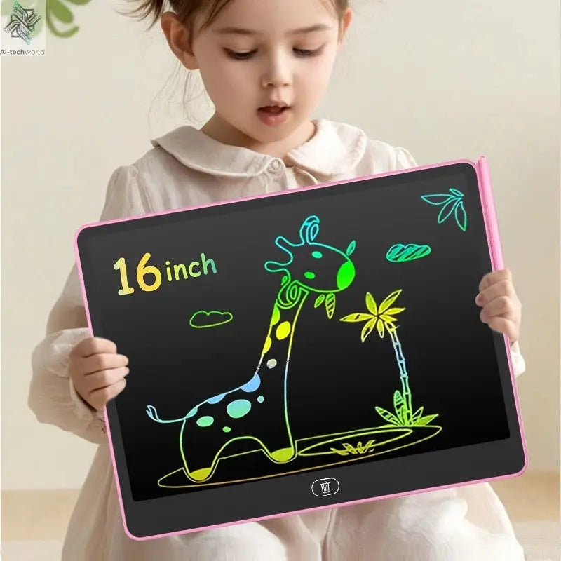 16/13/11 Inch LCD Writing Board Drawing tablet Kids Writing Painting Children Educational Toys for 3 4 5 6 7 8 Years Girls Boys Ai-TechWorld 