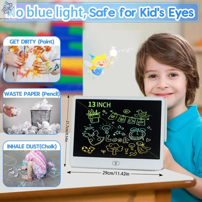 16/13/11 Inch LCD Writing Board Drawing tablet Kids Writing Painting Children Educational Toys for 3 4 5 6 7 8 Years Girls Boys Ai-TechWorld 