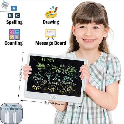 16/13/11 Inch LCD Writing Board Drawing tablet Kids Writing Painting Children Educational Toys for 3 4 5 6 7 8 Years Girls Boys Ai-TechWorld 