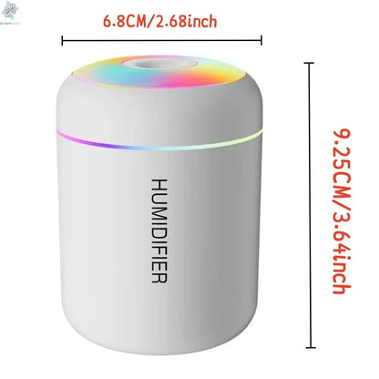 180ML Mini Air Humidifier USB Electric Aroma Diffuser Essential Oil Purifier Aromatherapy Mist Maker Lights For Car Home Bedroom Ai-TechWorld 