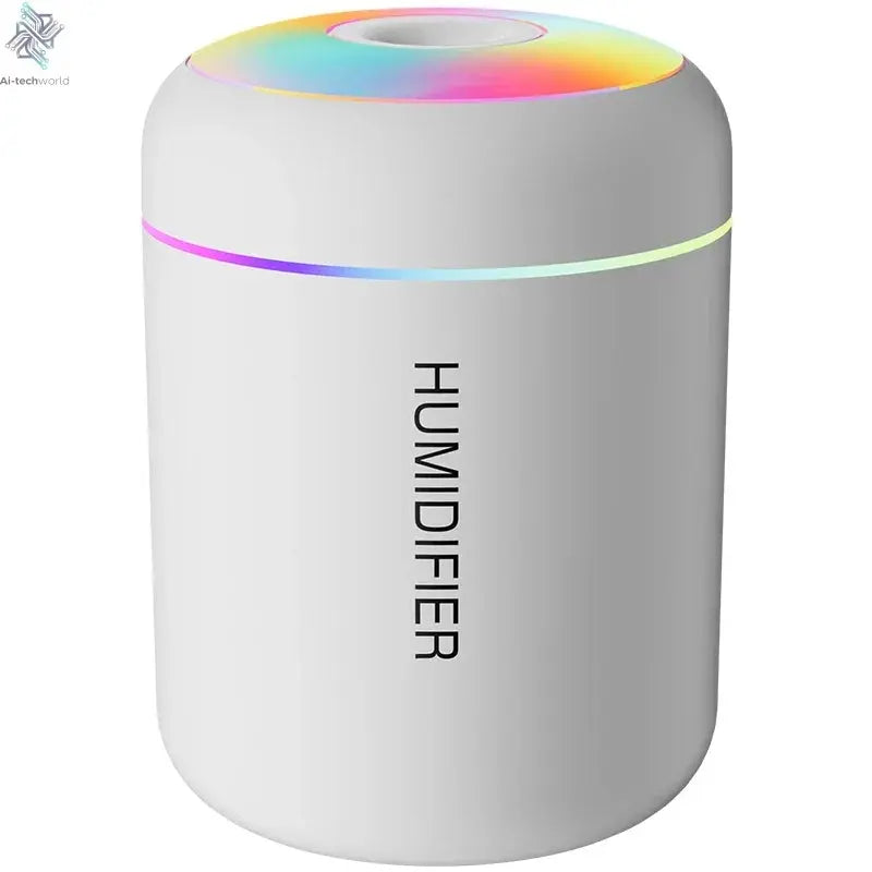 180ML Mini Air Humidifier USB Electric Aroma Diffuser Essential Oil Purifier Aromatherapy Mist Maker Lights For Car Home Bedroom Ai-TechWorld 