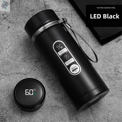 1Liter Stainless Steel Thermos Bottle with LED Temperature Vacuum Flask Ai-TechWorld 