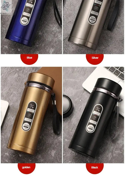 1Liter Stainless Steel Thermos Bottle with LED Temperature Vacuum Flask Ai-TechWorld 