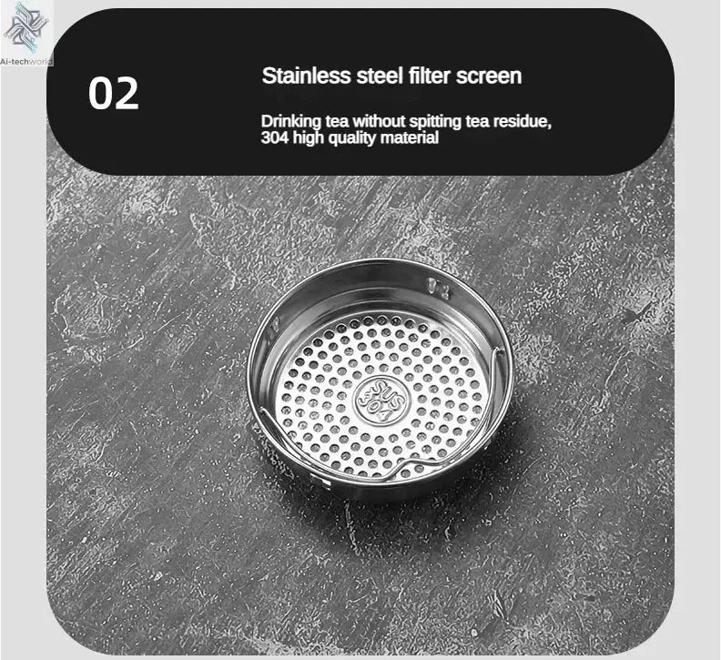 1Liter Stainless Steel Thermos Bottle with LED Temperature Vacuum Flask Ai-TechWorld 