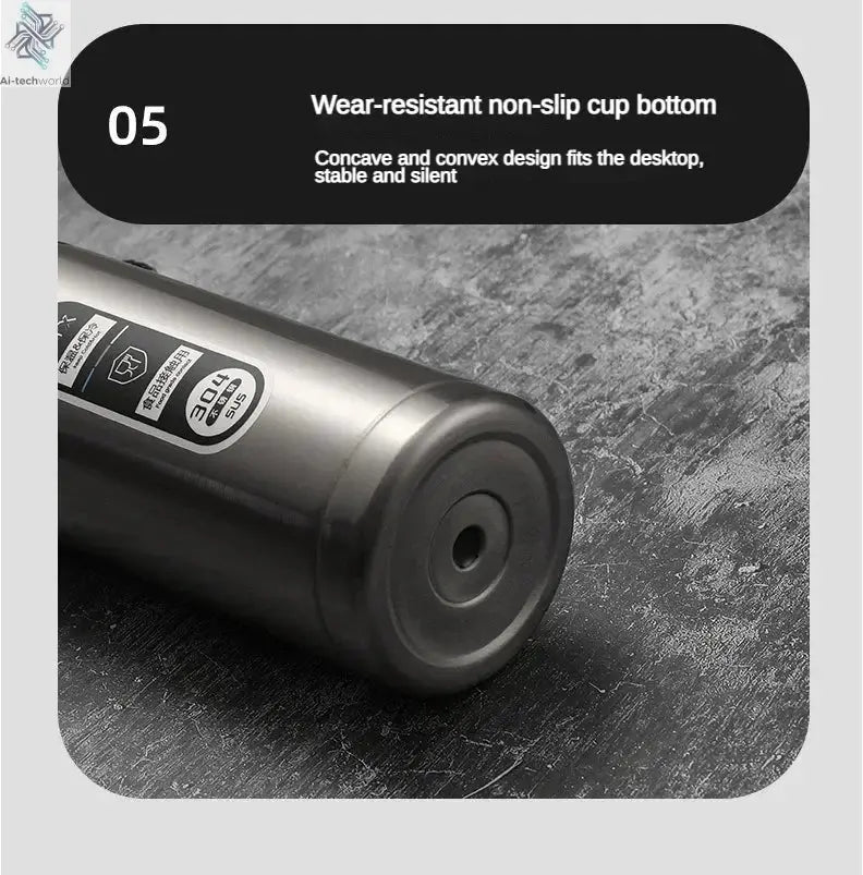 1Liter Stainless Steel Thermos Bottle with LED Temperature Vacuum Flask Ai-TechWorld 