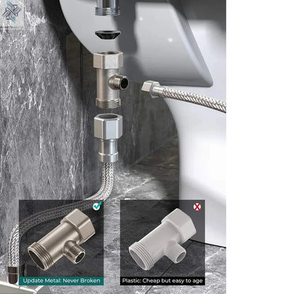 1Set Easy To Install Feminine Wash Device Hot And Cold Body Cleaner No Electricity Required Smart Toilet Seat Anal Cleanser Ai-TechWorld 