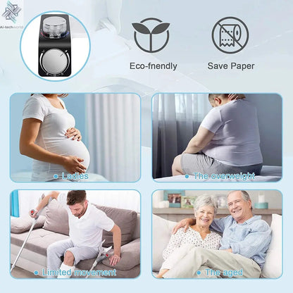 1Set Easy To Install Feminine Wash Device Hot And Cold Body Cleaner No Electricity Required Smart Toilet Seat Anal Cleanser Ai-TechWorld 