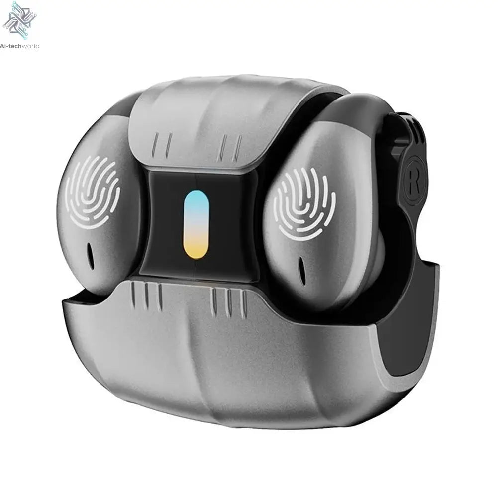 1Set Type-C Bone Conduction Open Ear Clip Wireless Bluetooth5.3 Headphones LED Breathing Light Noise Canceling Earbuds for Music - Ai-TechWorld
