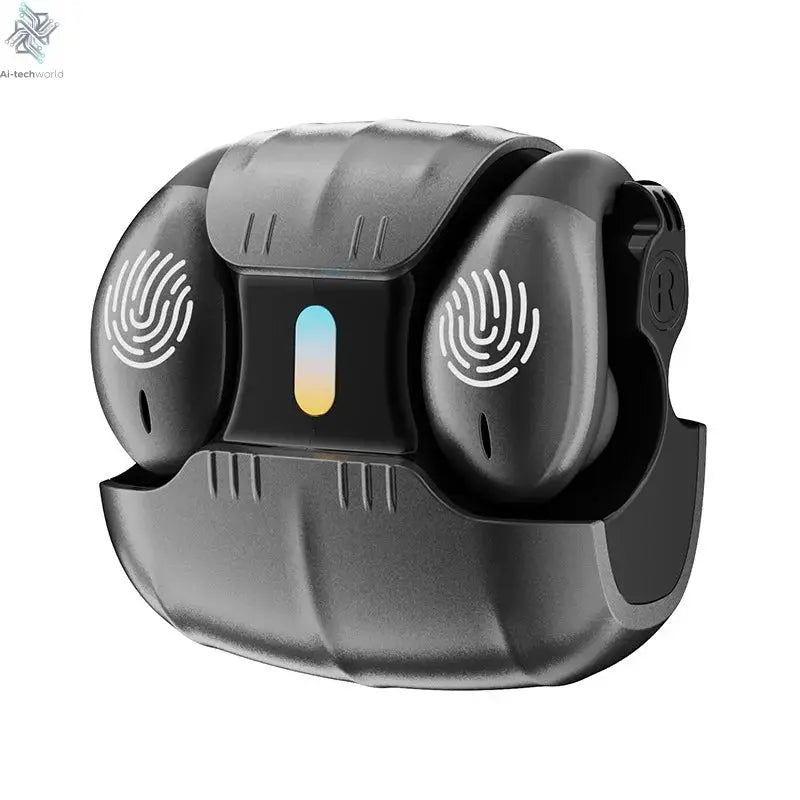 1Set Type-C Bone Conduction Open Ear Clip Wireless Bluetooth5.3 Headphones LED Breathing Light Noise Canceling Earbuds for Music - Ai-TechWorld