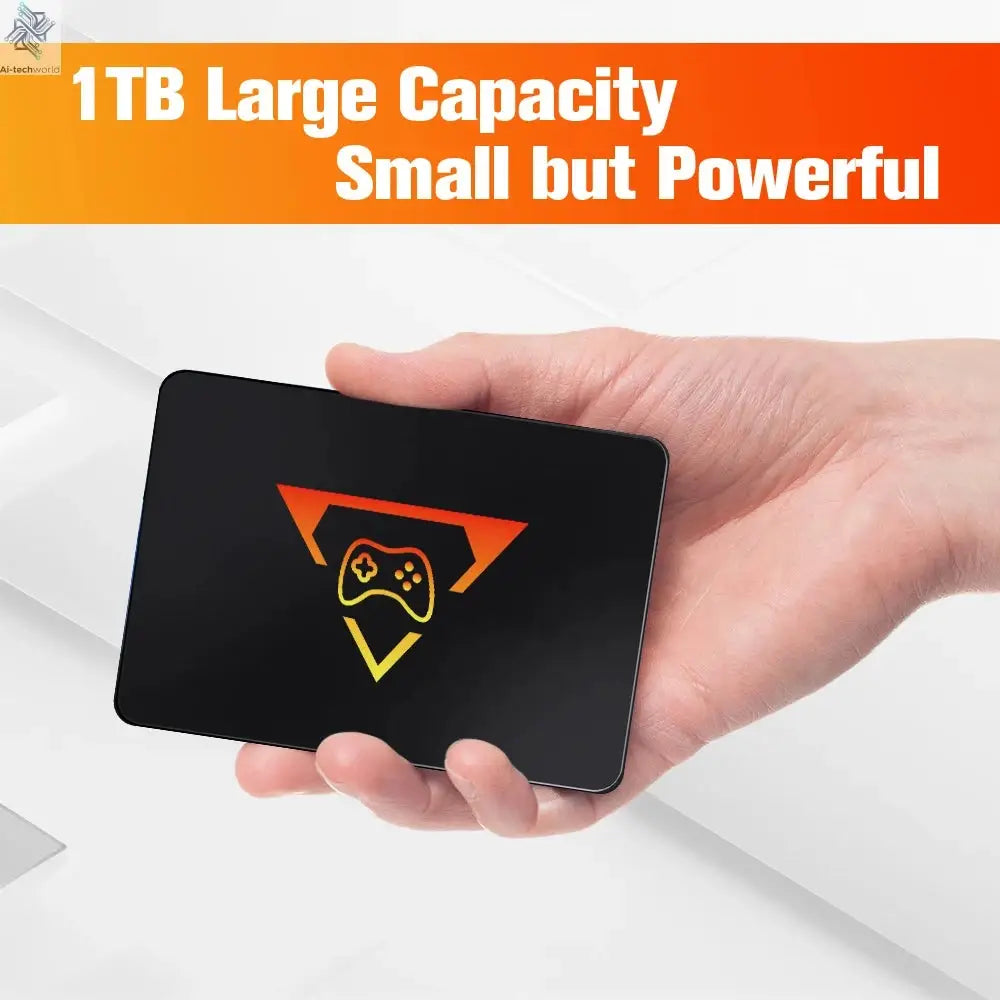 1TB Portable Gaming SSD 3 System in 1 Game Console 80+ Emulators for PS5/PS4/XBOX/XBOX One/PS3/SWITCH with 16191 3D & Retro Game Ai-TechWorld 