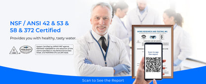 Waterdrop G3P800 Reverse Osmosis System, 800 GPD Fast Flow, NSF/ANSI 42 & 53 & 58 & 372 Certified, 3:1 Pure to Drain Ai-TechWorld 