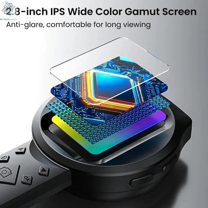 2.8'' IPS Digital Magnifier HD 1080P 100X Portable Microscope Handheld Mignifying Glass for Electronics Repair Check Jewelry Ai-TechWorld 
