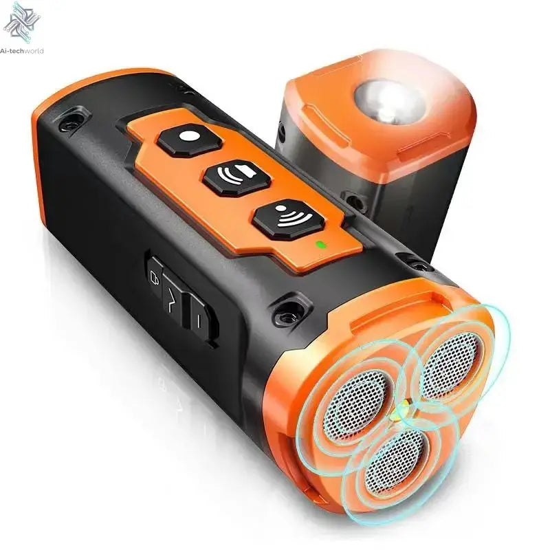 2023 Release Pet Dog Repeller Ultrasonic Dog Training Device Rechargeable Anti Dog Bark Deterrent Device With LED Flashlight Ai-TechWorld 