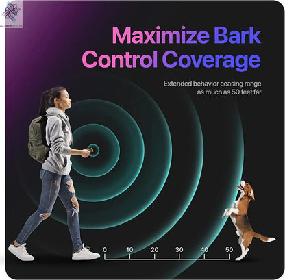 2023 Release Pet Dog Repeller Ultrasonic Dog Training Device Rechargeable Anti Dog Bark Deterrent Device With LED Flashlight Ai-TechWorld 