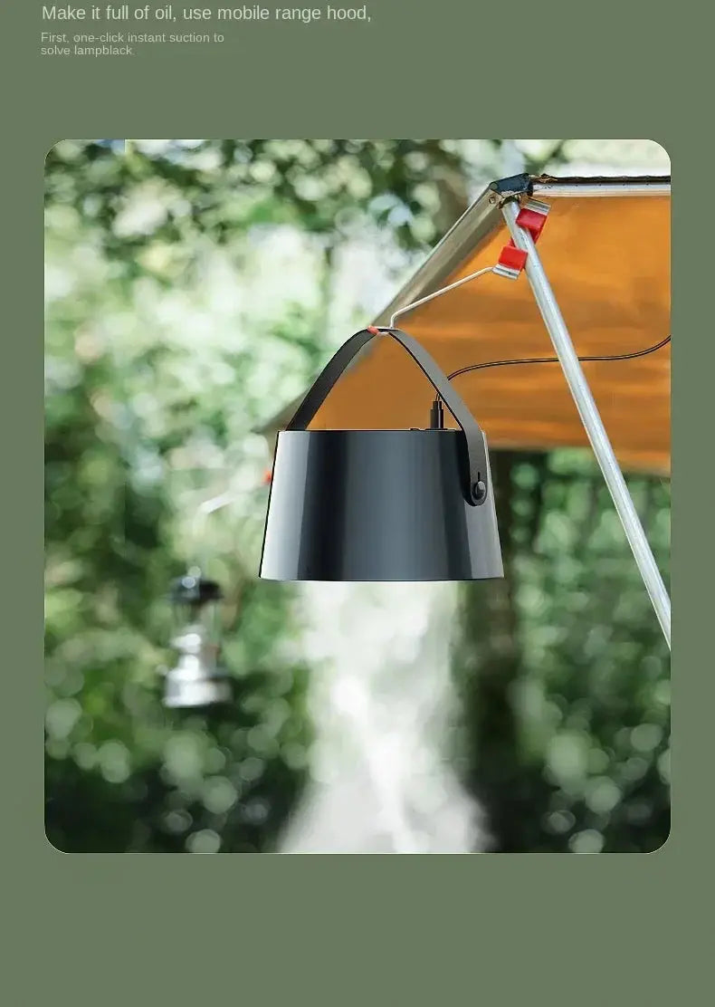 2024 New Portable Exhaust Fan Small Kitchen Hood Extractor Barbecue USB Supply Desktop Range Hoods Mini Suction Cooker Hood - Ai-TechWorld