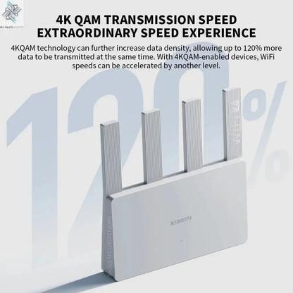 2024 Xiaomi Router BE3600 WiFi7 2.4/5GHz Duan Bands 160Mhz 3570Mbps Mesh Networking Gaming Acceleration 2.5G Ethernet Port - Ai - TechWorld