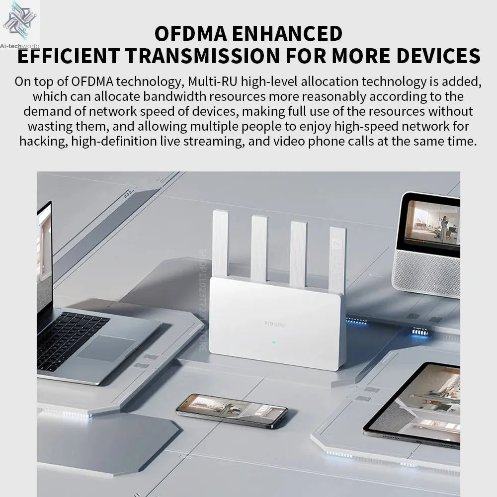 2024 Xiaomi Router BE3600 WiFi7 2.4/5GHz Duan Bands 160Mhz 3570Mbps Mesh Networking Gaming Acceleration 2.5G Ethernet Port - Ai - TechWorld