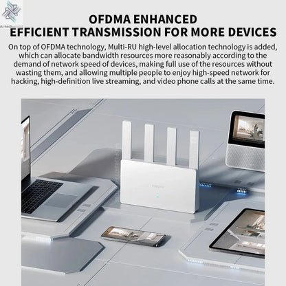 2024 Xiaomi Router BE3600 WiFi7 2.4/5GHz Duan Bands 160Mhz 3570Mbps Mesh Networking Gaming Acceleration 2.5G Ethernet Port - Ai - TechWorld