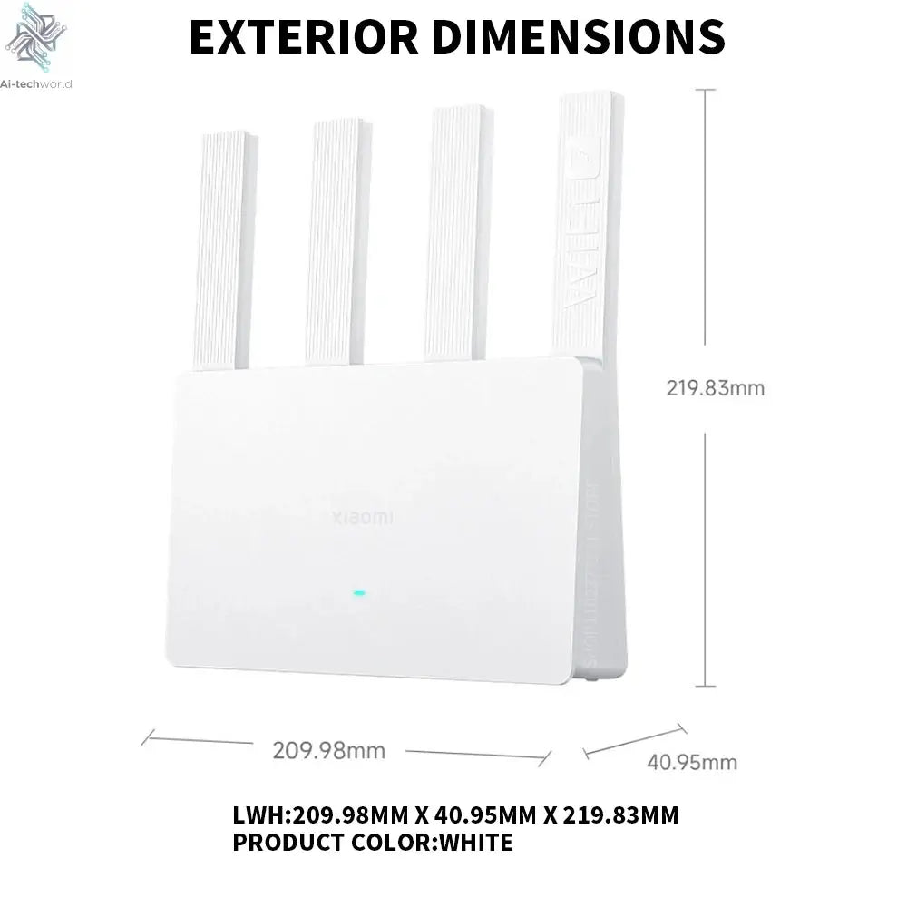 2024 Xiaomi Router BE3600 WiFi7 2.4/5GHz Duan Bands 160Mhz 3570Mbps Mesh Networking Gaming Acceleration 2.5G Ethernet Port - Ai - TechWorld