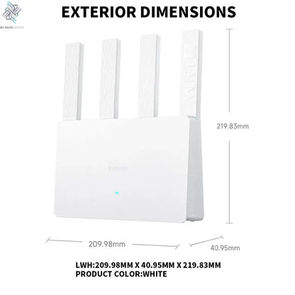 2024 Xiaomi Router BE3600 WiFi7 2.4/5GHz Duan Bands 160Mhz 3570Mbps Mesh Networking Gaming Acceleration 2.5G Ethernet Port - Ai - TechWorld