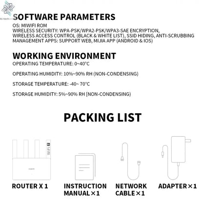 2024 Xiaomi Router BE3600 WiFi7 2.4/5GHz Duan Bands 160Mhz 3570Mbps Mesh Networking Gaming Acceleration 2.5G Ethernet Port - Ai - TechWorld