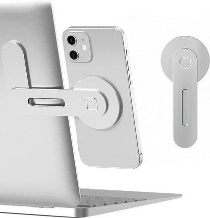2024 Magnetic Laptop Phone Holder Computer Monitor Side Cell Phone Slim& Foldable For iPhone 14 13 12 Series Case and All Phone - Ai - TechWorld
