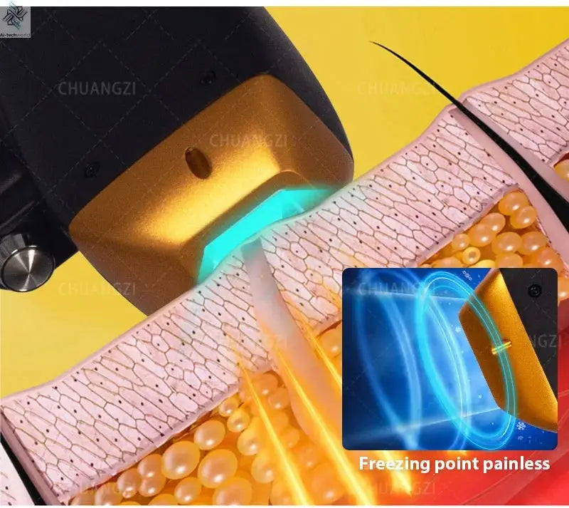 2025 Best Depilator New Ice Platinum Cooling System Skin Care 808nm Diode Laser Hair Removal Machine 3-Wavelength Ai-TechWorld 