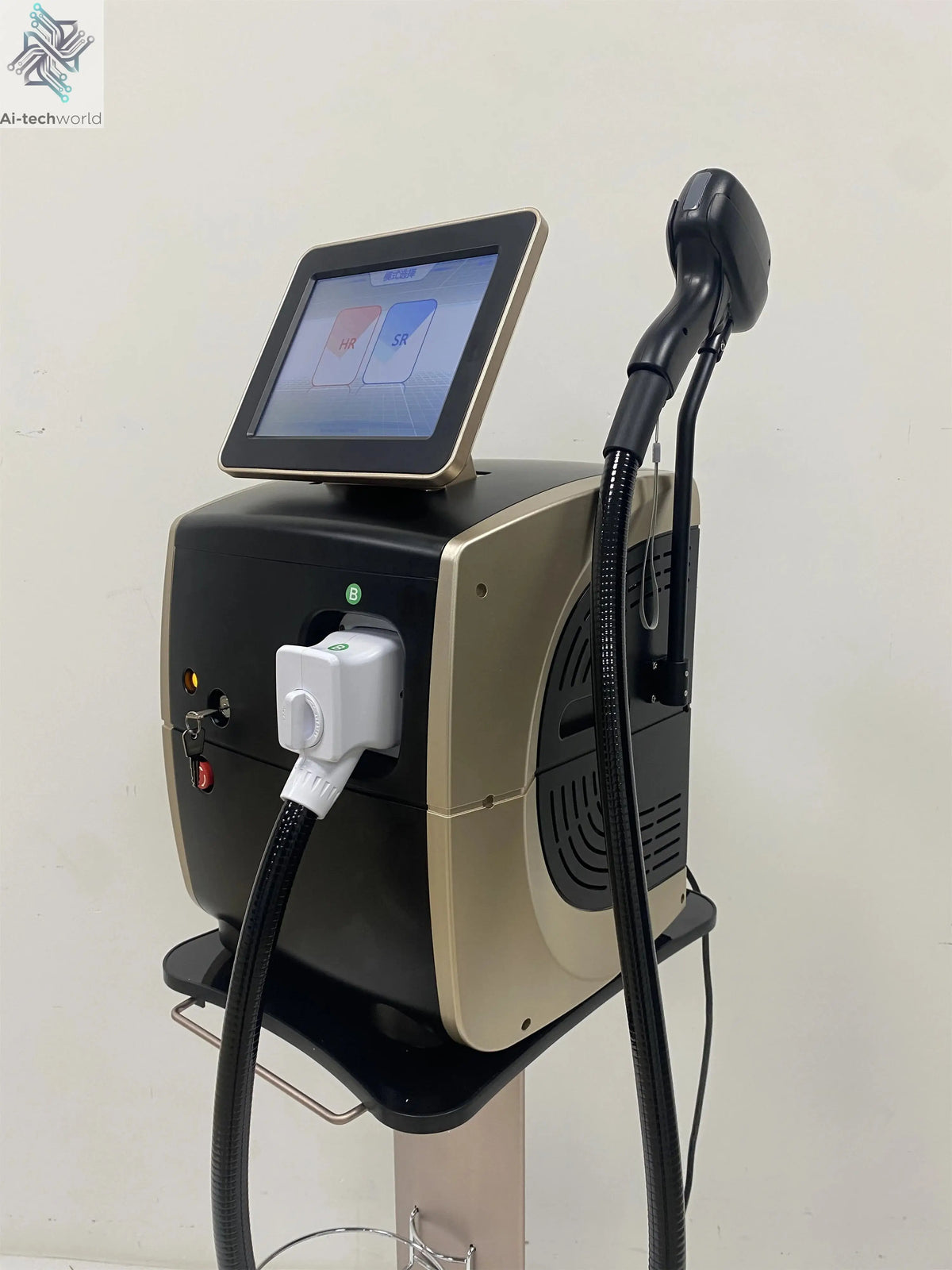 2025 Best Depilator New Ice Platinum Cooling System Skin Care 808nm Diode Laser Hair Removal Machine 3-Wavelength Ai-TechWorld 
