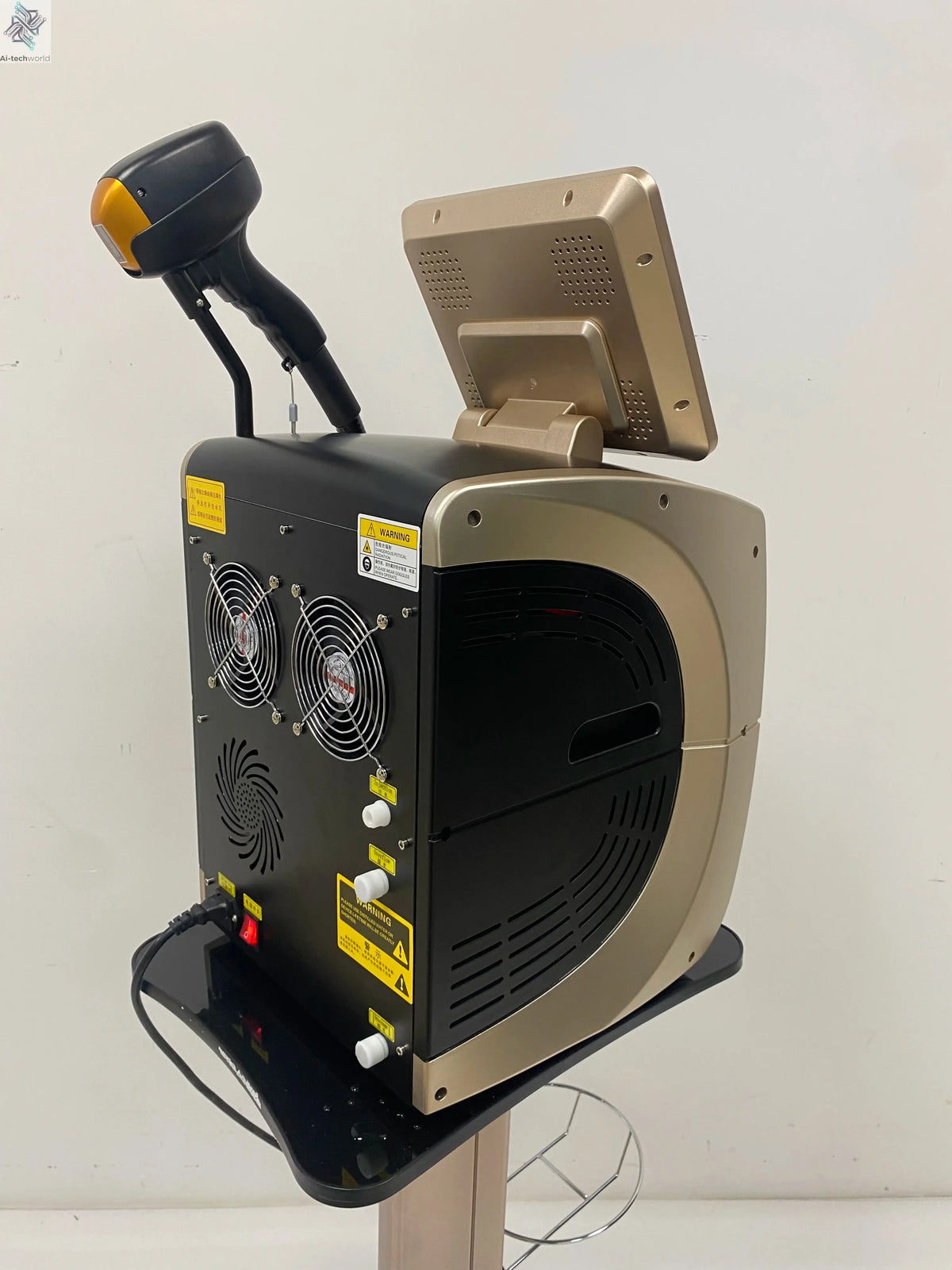 2025 Best Depilator New Ice Platinum Cooling System Skin Care 808nm Diode Laser Hair Removal Machine 3-Wavelength Ai-TechWorld 