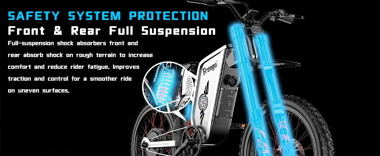 2025 Electric Dirt Bike X2 Pro Electric Motorcycle 6000W(Peak) Motor 1800wh Battery 7 Speed 50MPH Off Road Electric Bicycle Ai-TechWorld 