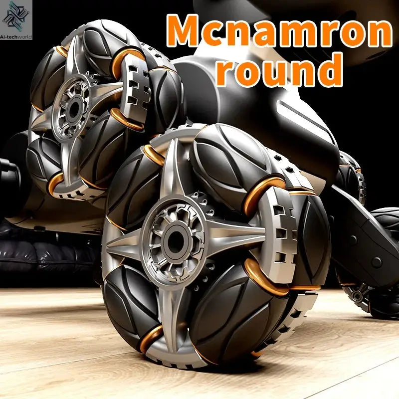 2025 NEW DWI Eight Wheeled Stunt Dog 2.4G Remote Control Intelligent Swing Arm Drift Robot Dog Climbing Car Children's Gift Toy Ai-TechWorld 