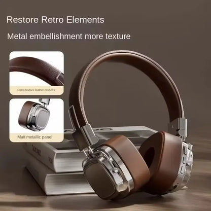 2025 New 5.3 Foldable Wireless Bluetooth Headsets Headset Gamer Choice Retro Over Ear Headphones DJ Stereo Sounds Bluetooth - Ai-TechWorld