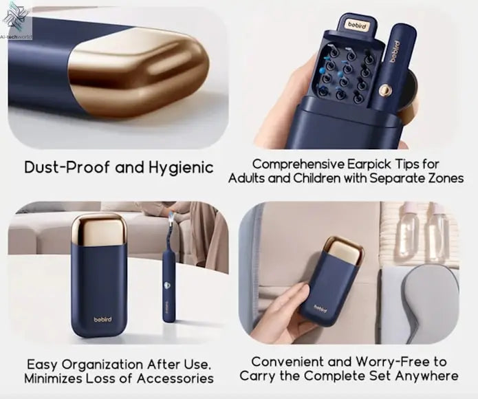 2025 New Bebird Earsight Plus I35R Ear Wax Removal Tool Camera Cleaner Kit- HD Wireless Flexible Otoscope, Pain-Free Ear Tweezer Ai-TechWorld 