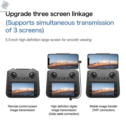 2025 New S-X1 Drone With 8K HD Camera 3-Axis Gimbal 5G GPS Anti-Shake Brushless Quadcopter For Aerial Photography And Video Gift Ai-TechWorld 