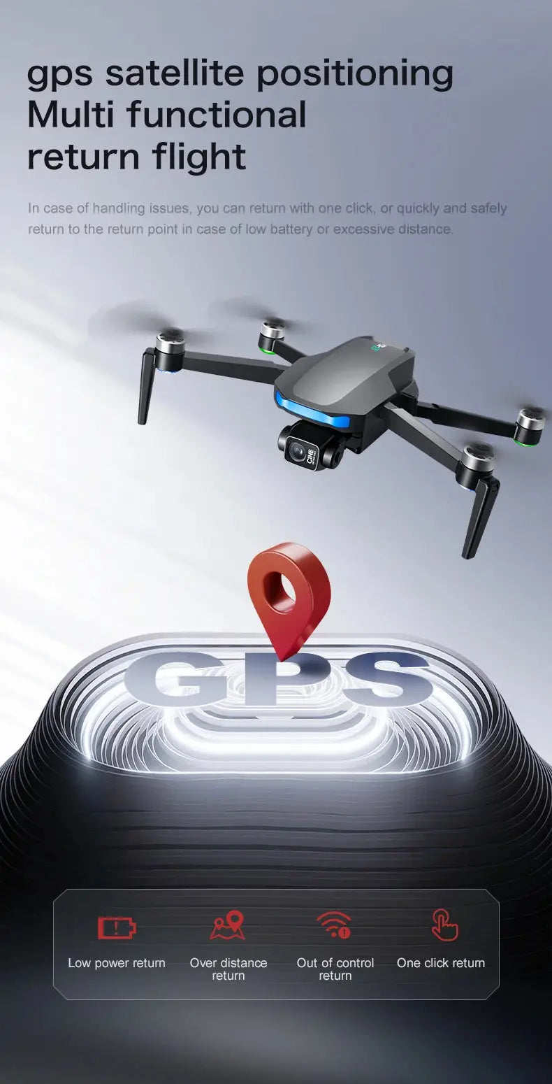 2025 New S-X1 Drone With 8K HD Camera 3-Axis Gimbal 5G GPS Anti-Shake Brushless Quadcopter For Aerial Photography And Video Gift Ai-TechWorld 