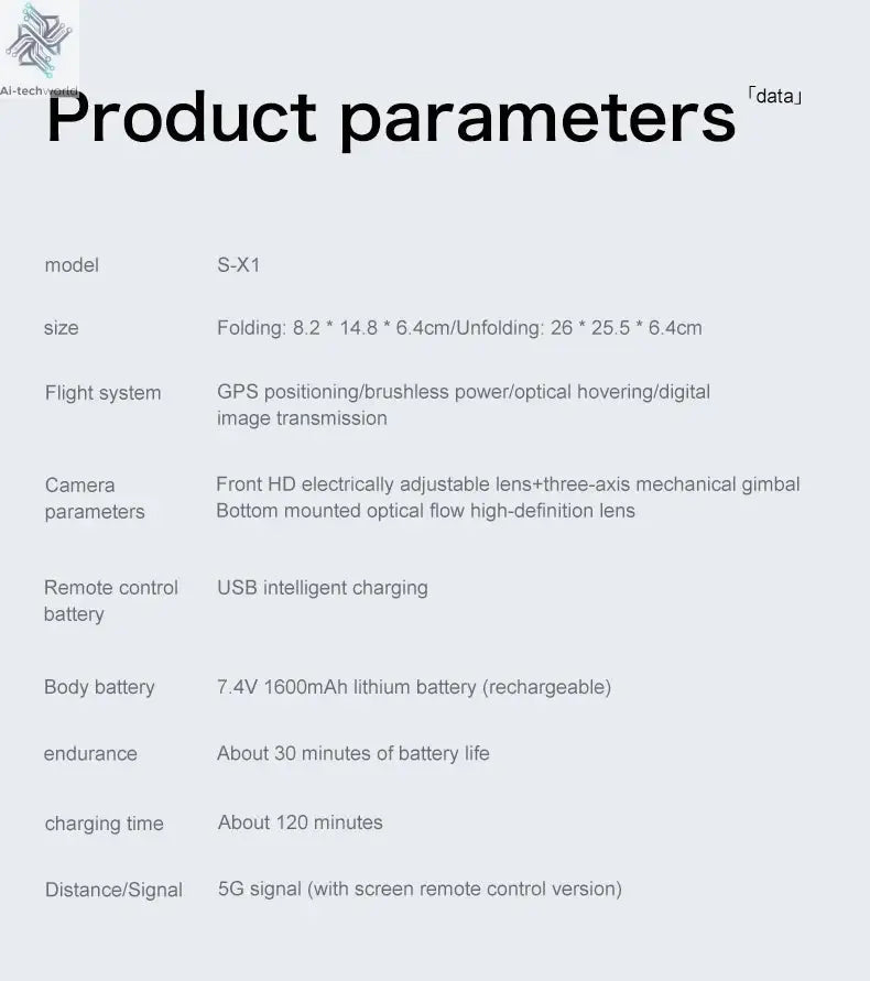 2025 New S-X1 Drone With 8K HD Camera 3-Axis Gimbal 5G GPS Anti-Shake Brushless Quadcopter For Aerial Photography And Video Gift Ai-TechWorld 