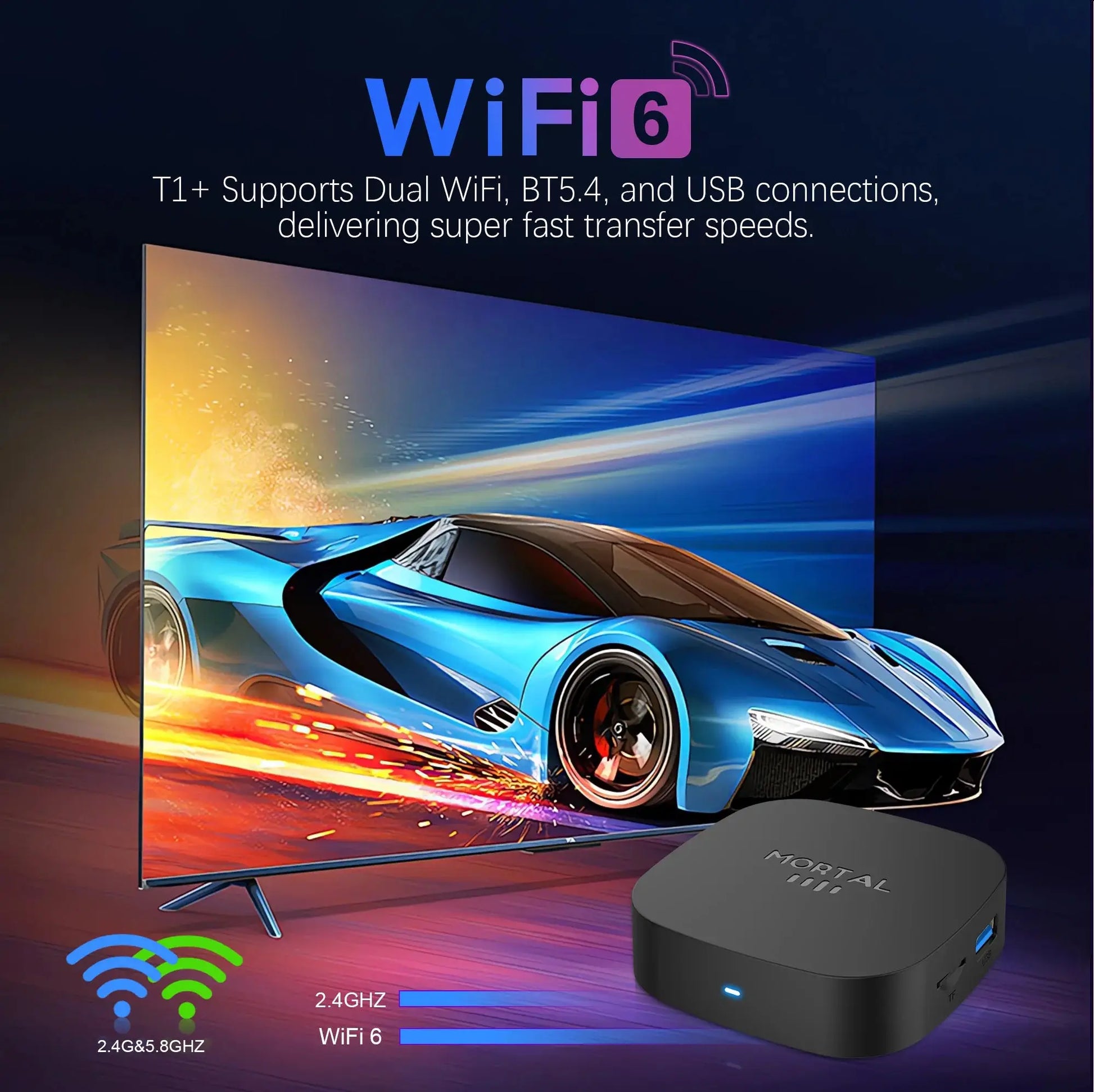 2025 New T1+ 8K HD TV Box Android 16.0 RK3518 Quad Core 8GB RAM 128GB ROM Dual Wifi 2.4G/5.8G Home Theater Media Player - Ai-TechWorld