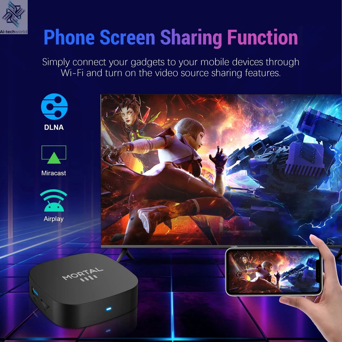 2025 New T1+ 8K HD TV Box Android 16.0 RK3518 Quad Core 8GB RAM 128GB ROM Dual Wifi 2.4G/5.8G Home Theater Media Player - Ai-TechWorld