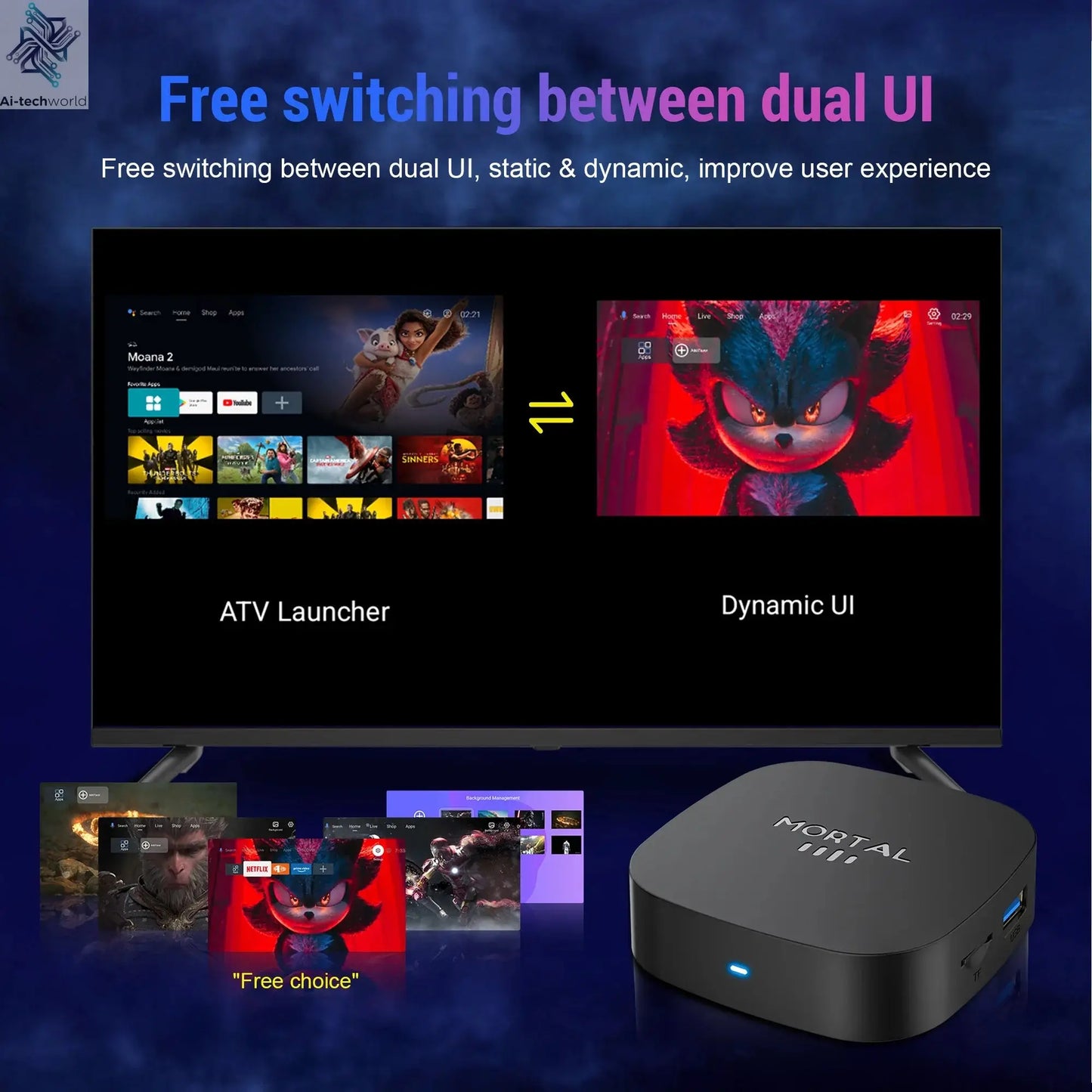 2025 New T1+ 8K HD TV Box Android 16.0 RK3518 Quad Core 8GB RAM 128GB ROM Dual Wifi 2.4G/5.8G Home Theater Media Player - Ai-TechWorld