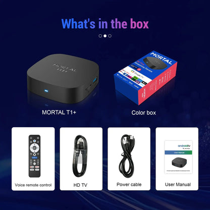2025 New T1+ 8K HD TV Box Android 16.0 RK3518 Quad Core 8GB RAM 128GB ROM Dual Wifi 2.4G/5.8G Home Theater Media Player - Ai-TechWorld
