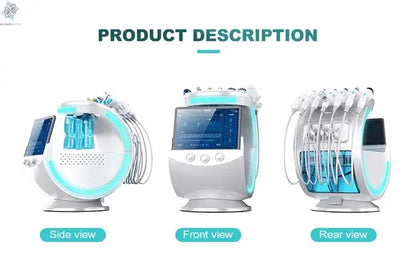 2025 Newest Profession 7 In 1 Smart Facial Cleansing Skin Analyze Deep Pore Vacuum Lift Anti-aging Beauty Machine Ice Blue Ai-TechWorld 