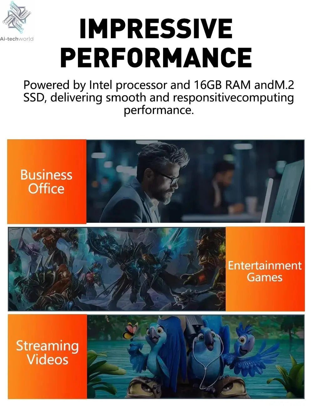2025 Portable i9 Mini PC Computer Windows 11 Intel Core i9 8950HK 16GB 1TB Gaming Computer Dual-Band WiFi 6-Core Mini Desktop PC Ai-TechWorld 