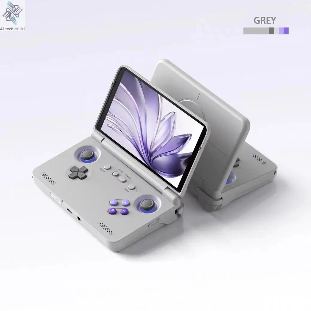 2025 Retroid Pocket Flip2 Retro Handheld Game Console Android13 5.5 Inch AMOLED Touch Screen Video Player Wifi Bluetooth PSP PS2 Ai-TechWorld 