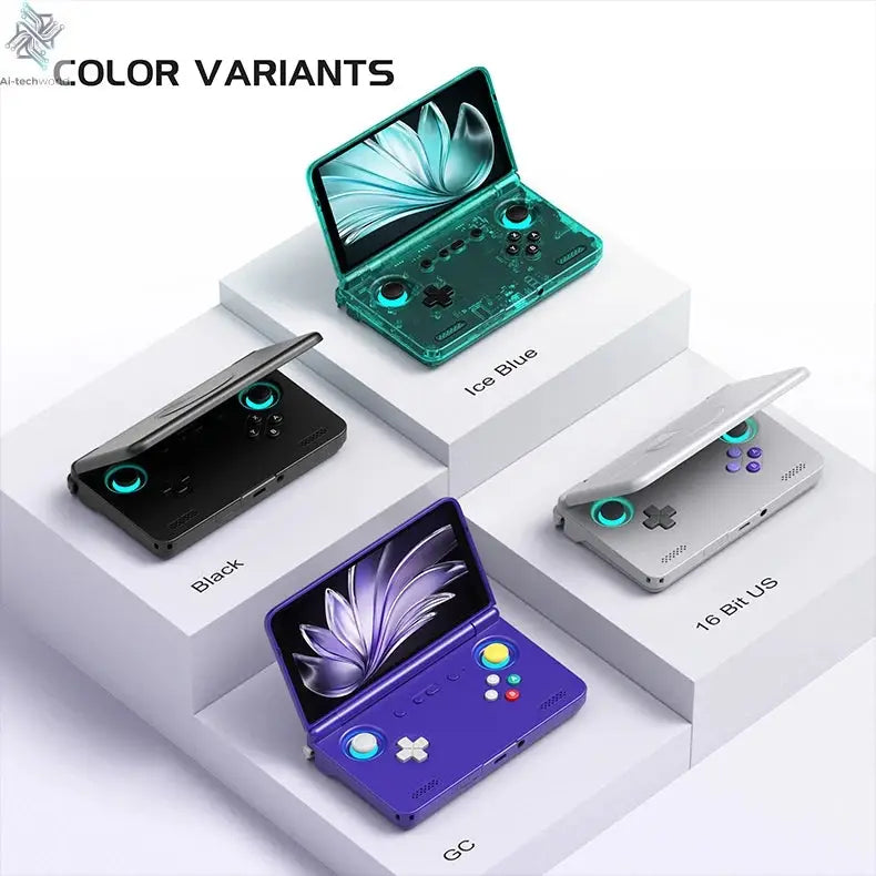 2025 Retroid Pocket Flip2 Retro Handheld Game Console Android13 5.5 Inch AMOLED Touch Screen Video Player Wifi Bluetooth PSP PS2 Ai-TechWorld 