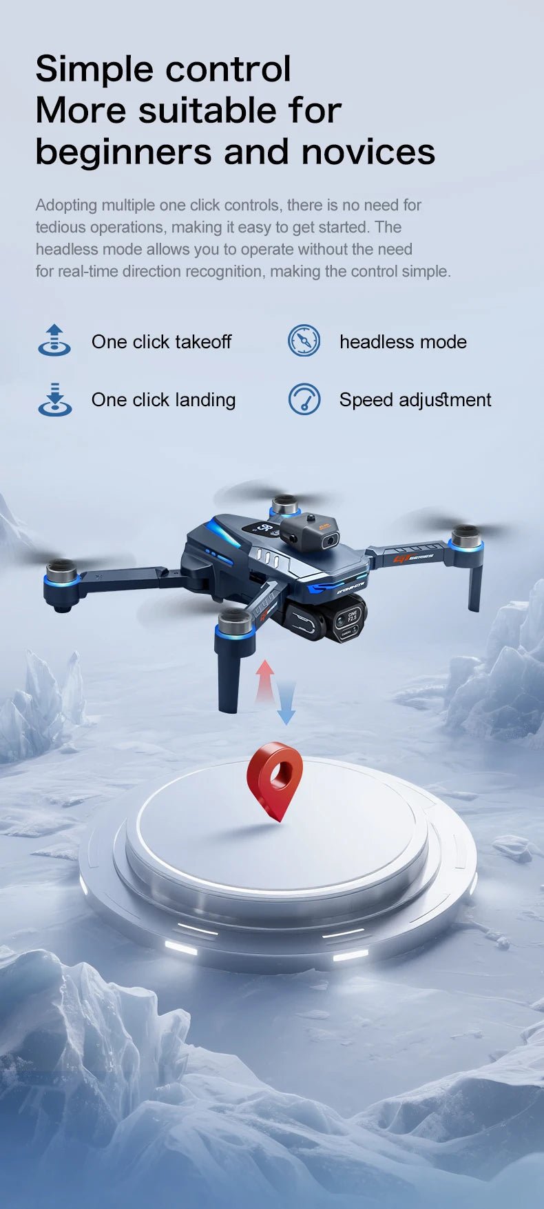 2025 New GT8 Drone GPS 8K Professional HD 360° Dual Cameras 5G WIFI Brushless Motors Obstacle Avoidance Foldable Quadcopter Toys Ai-TechWorld