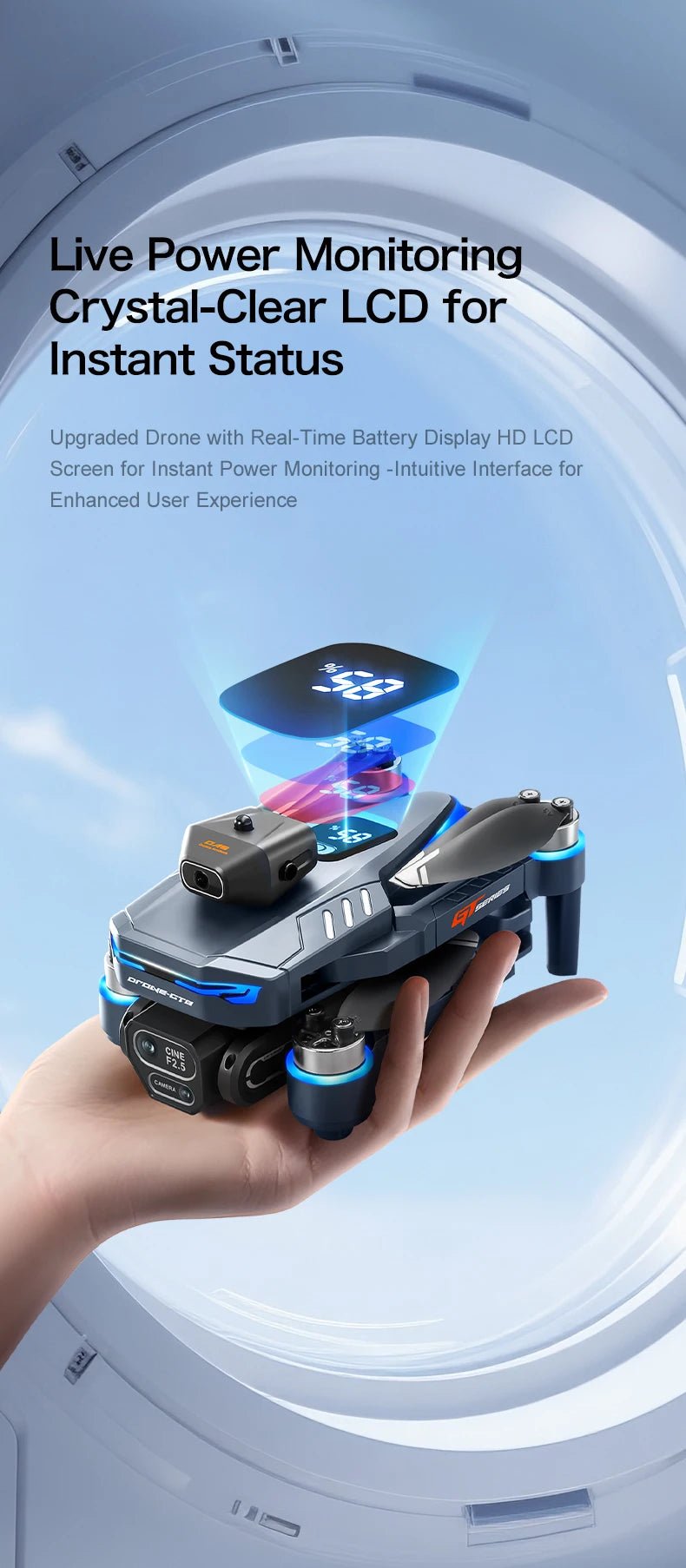 2025 New GT8 Drone GPS 8K Professional HD 360° Dual Cameras 5G WIFI Brushless Motors Obstacle Avoidance Foldable Quadcopter Toys Ai-TechWorld