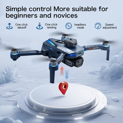 2025 New GT8 Drone GPS 8K Professional HD 360° Dual Cameras 5G WIFI Brushless Motors Obstacle Avoidance Foldable Quadcopter Toys Ai-TechWorld