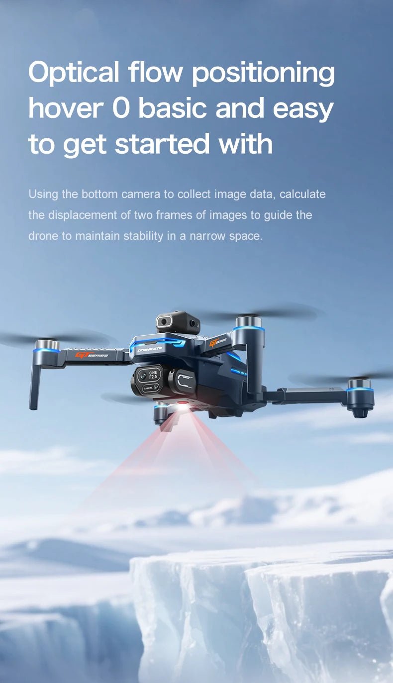 2025 New GT8 Drone GPS 8K Professional HD 360° Dual Cameras 5G WIFI Brushless Motors Obstacle Avoidance Foldable Quadcopter Toys Ai-TechWorld